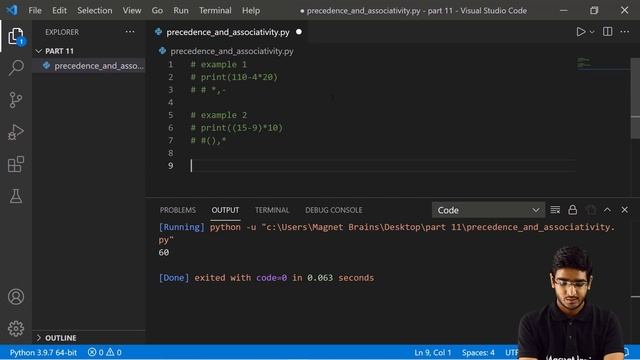 Artificial Intelligence Class 9 Unit 4 | Python: Operators, Precedence & Associativity смотреть онлайн