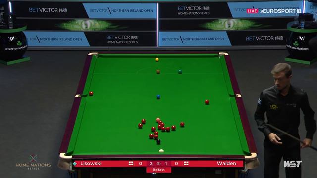 Northern Ireland Open, quarterfinals, Рикки Уолден - Джек Лисовски, full match смотреть онлайн