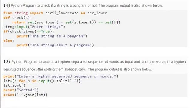 strings programs Python смотреть онлайн