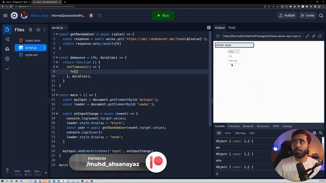 Implementing Debounce in Vanilla JavaScript смотреть онлайн