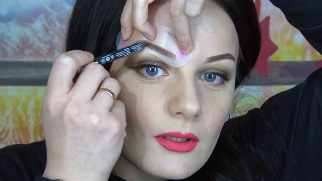 Рисуем брови!Тестирую ТРАФАРЕТЫ ДЛЯ БРОВЕЙ с ALIEXSPRESS! смотреть онлайн