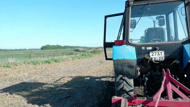 Как сохранить влагу. Наглядный пример пахота, и дискование. смотреть онлайн