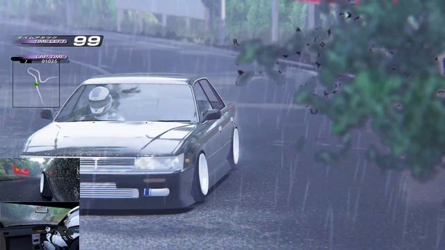 Assetto Corsa : Route Twisk | 香港賽道 : 荃錦公路 Downhill (Laurel - Tando Buddies) (車內+前輪視角)