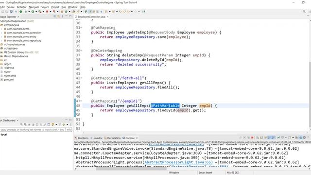 @RequestParam Vs @PathVariable in Spring Boot Telugu - 13 minutes Complete coding || తెలుగు లో смотреть онлайн