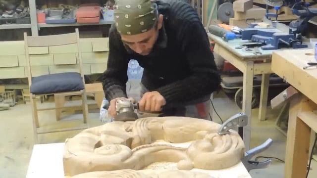 Резные Ножки для обеденного стола из массива дуба (резьба)woodcarving. мебель на заказ смотреть онлайн