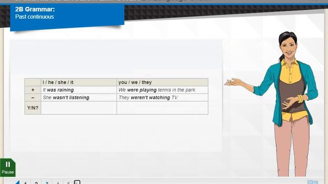 Empower B1 Unit 2B Past Continuous смотреть онлайн