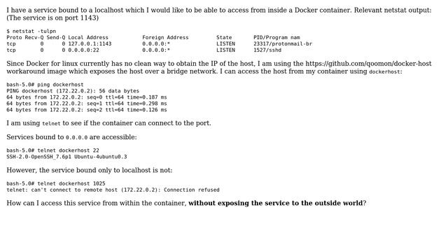 DevOps & SysAdmins: Accessing a Localhost Service from Inside a Docker Container (2 Solutions!!) смотреть онлайн