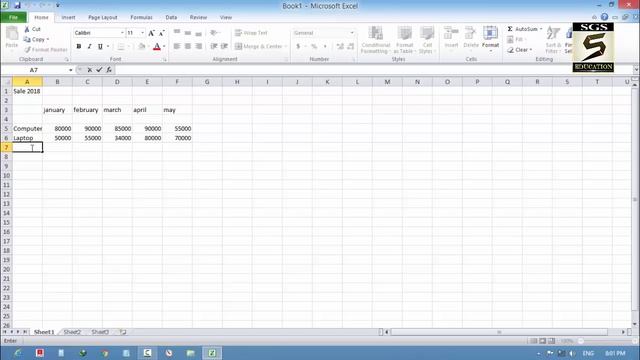 Learn Computer In Hindi Microsoft Excel Course Part-2 (How to Create Workbook in Excel) смотреть онлайн