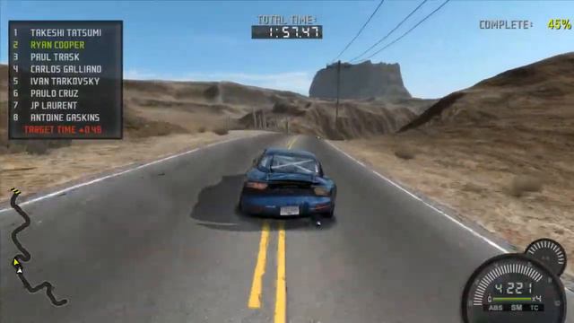 NFS ProStreet Nevada Speed Challenge C except everyone crashes and dies смотреть онлайн