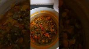 Рассольник на зиму с рисом.