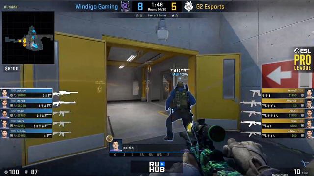 G2 vs Windigo - ESL Pro League Season 10 EU - map2 - de_nuke [TheCraggy & Eiritel] смотреть онлайн