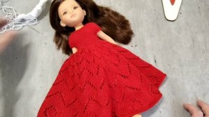 Вяжу по своему мастер классу! Платье для куклы Паола Рейна.