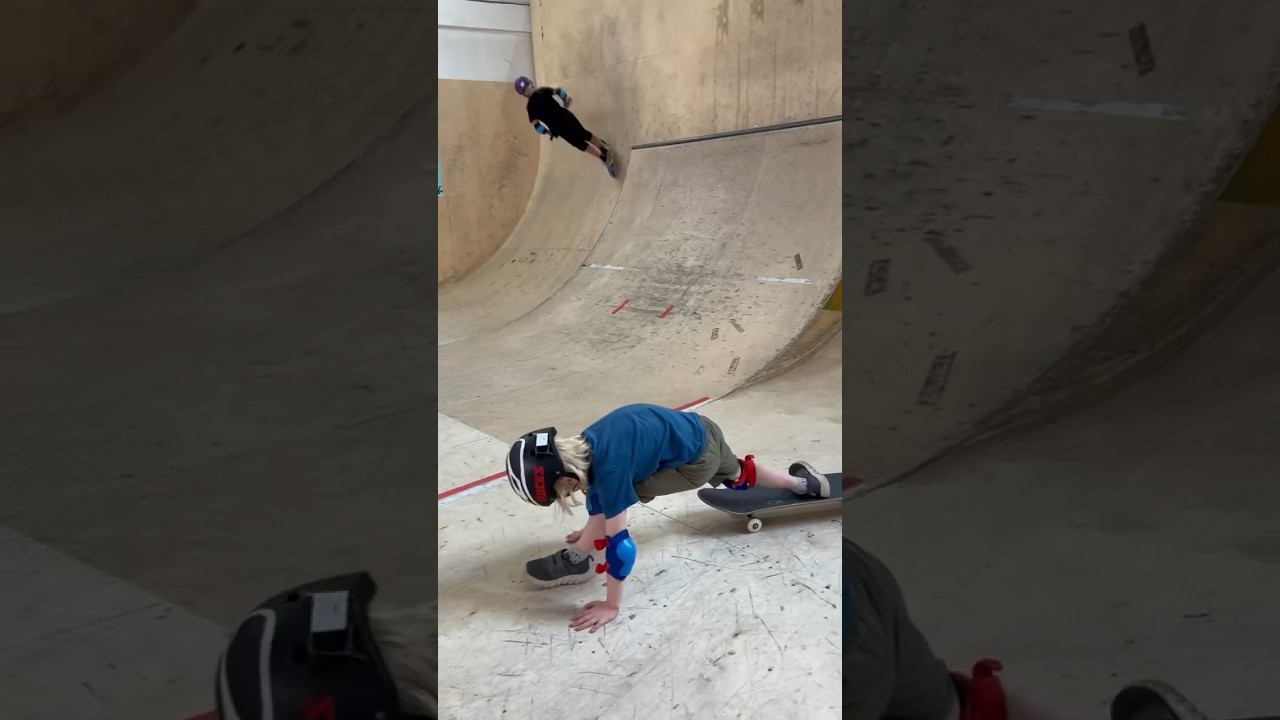 Скейтборд - очень сложная дисциплина. ⛑ Катайтесь в защите. смотреть онлайн