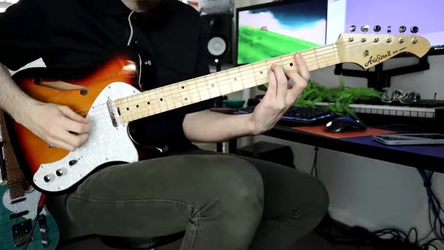 Aria Pro II 615 TL Semi-hollow Guitar смотреть онлайн