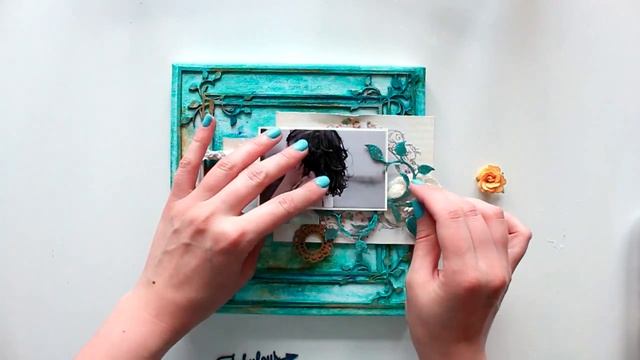 Elena Morgun - mixed media canvas 'Fabulous' tutorial смотреть онлайн