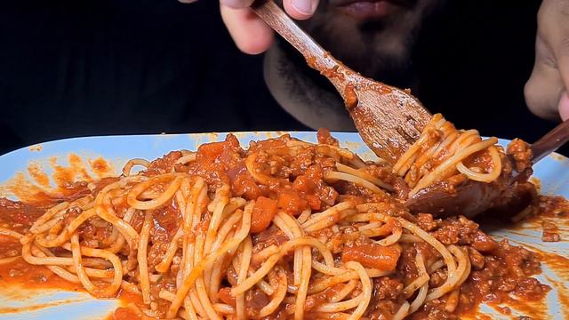 ASMR SPAGHETTI BOLOGNESE PASTA (EATING SOUNDS) NO TALKING MUKBANG смотреть онлайн