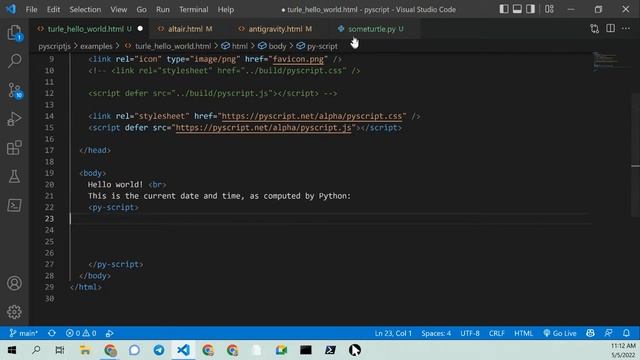 pyscript does not run turtle apparently смотреть онлайн