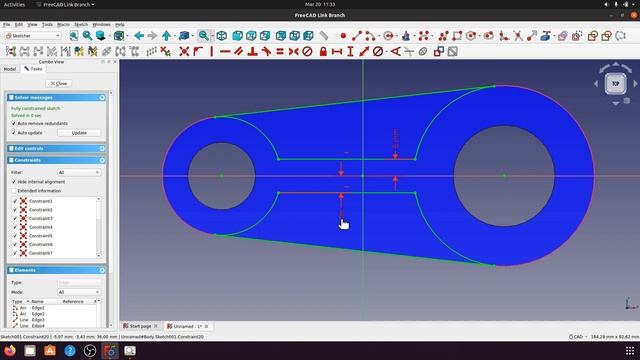FreeCAD Link Create Model Practice 27 смотреть онлайн