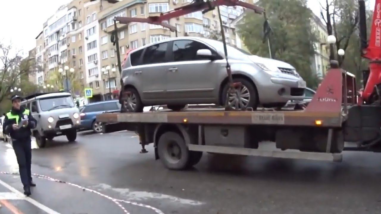 Эвакуация у Ленинского суда. Бездействие ДПС. Побег ДПС от блогера. (20.11.2023) смотреть онлайн