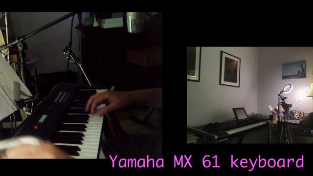 Yamaha MX 61 PRS SE Santana Getzen Capri Cornet jam number One in d minor смотреть онлайн