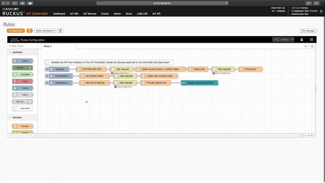 RUCKUS IoT: IoT Simple-Node-Red Flow Examples смотреть онлайн