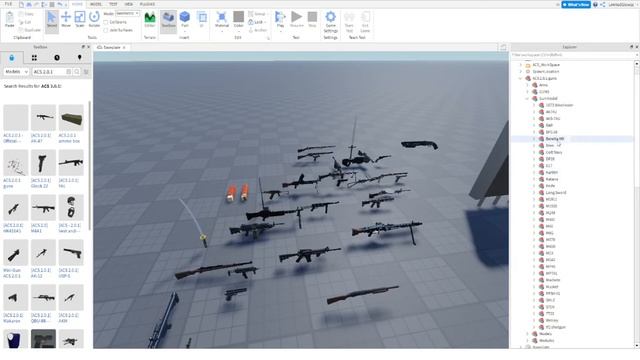 How to use ACS Guns tutorial | Roblox Studio смотреть онлайн