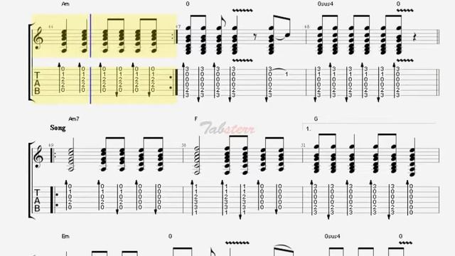 Passenger - Let Her Go (Tab Guitar) Tutorial смотреть онлайн