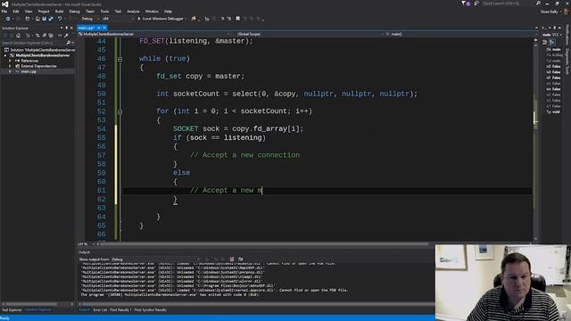 Multiple Chat Clients: One Thread (in C++) смотреть онлайн