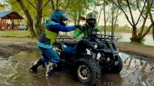 Диана ЗАСТАРЯЛА В ГРЯЗИ - Приключения Дениса на квадриках