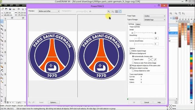 cara cepat merubah logo bitmap ke vektor dengan corelDRAW смотреть онлайн