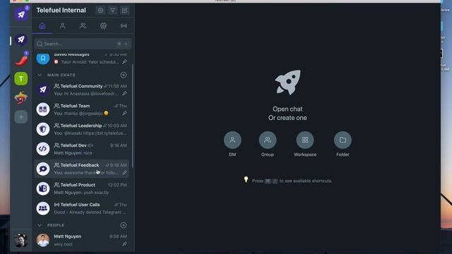 Select Multiple Telegram Chats - Telefuel Product Features смотреть онлайн