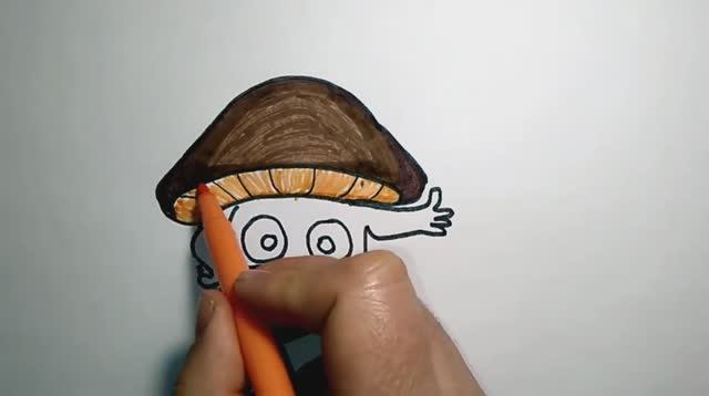 Как нарисовать гриб _ How To Draw Draw A Mushroom _ рисунки для срисовки