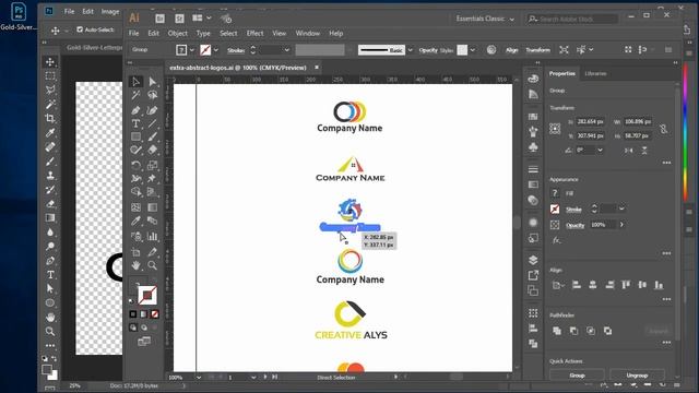 How to Create Gold/Silver Letterpress Logo Using PSD Mockup in Photoshop смотреть онлайн
