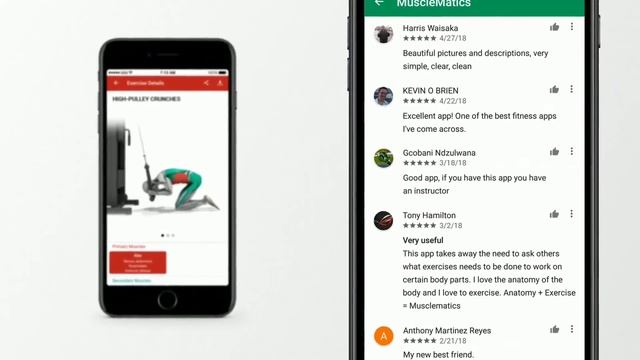 see Your Muscles in Action ! Exercise Android App смотреть онлайн