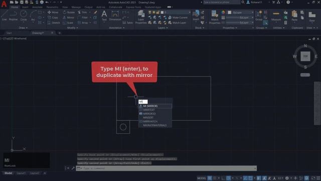 [PART 8] AutoCAD 2021 Modify Copy And Mirror Essential Training For Beginner смотреть онлайн