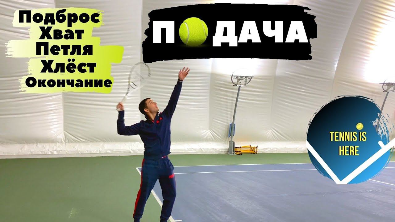 Подача в теннисе Научись подавать правильно! Часть 1 смотреть онлайн
