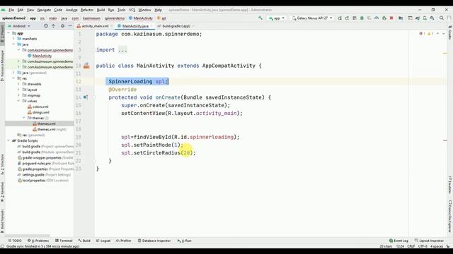 Custom Loading Animation | Android Studio Tutorial | Android Animation смотреть онлайн