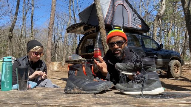 Adidas Terrex Free Hiker GTX vs COLD.RDY The Ultimate Out Door Shoe. смотреть онлайн