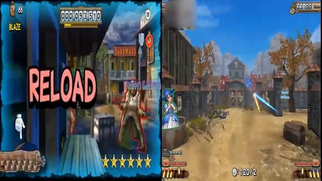 Mad Bullets: Western Arcade Vs Wild West Shootout Arcade #railshooter #comparison смотреть онлайн