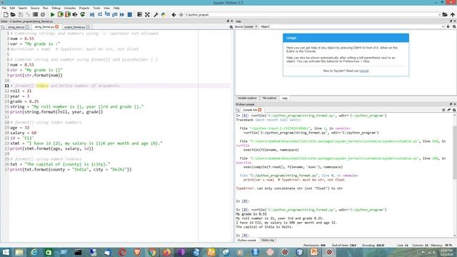 Python_07 - Python Strings & Formatting Output смотреть онлайн