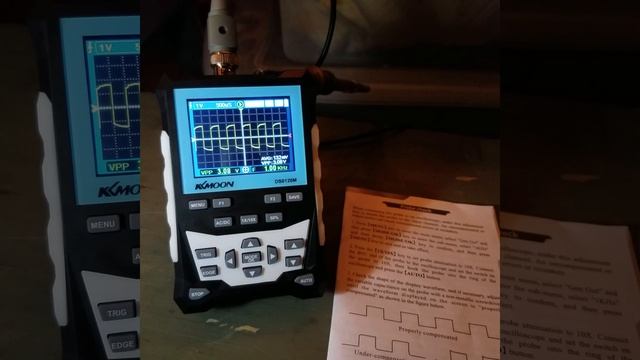 KKMoon DS0120M Probe compensation trouble shooting. смотреть онлайн