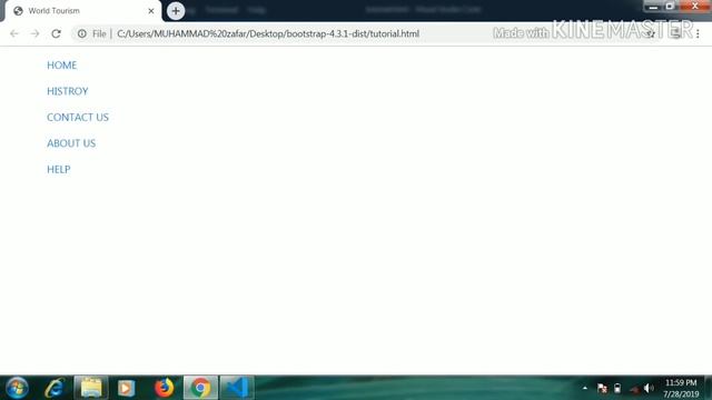 responsive navbar bootstrap 4 смотреть онлайн
