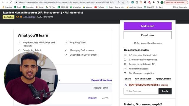 14+ Udemy Free Courses Online! Free Certificate ?✅? Web Development, Python, HR, Digital Marketing смотреть онлайн