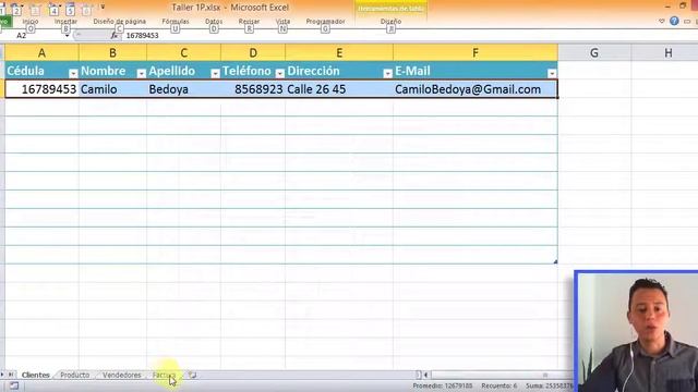 Curso EXCEL SENA 2023 - Manejo de Herramientas Microsoft Office 2016: Excel - Solución Taller 01✅ смотреть онлайн
