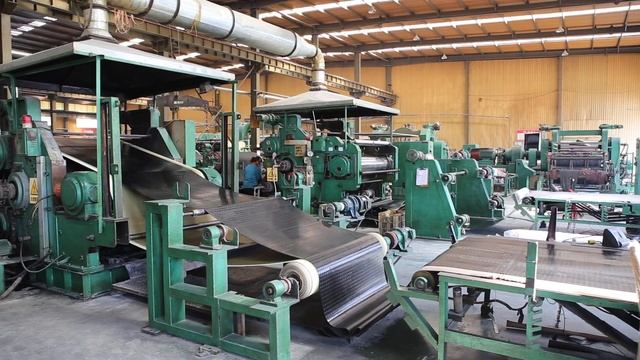 Production of anti-slip coin rubber floor mat смотреть онлайн