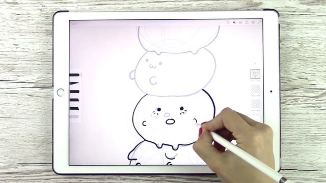 Drawing Ice Cream | iPad Pro | Apple Pencil смотреть онлайн