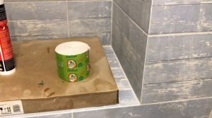 внутренние углы  плитки примыкания на коробе без силикона