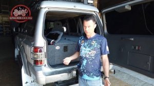 ? Крутой Паджеро с установленным спальником. Автоспальник для MMC Pajero второго поколения