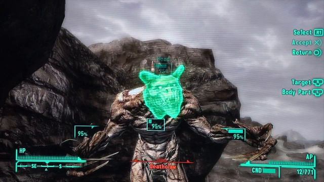 LEVEL 5 Courier vs Deathclaw Fallout Smackdown!! #2 Fallout Vault Girl Fallout New Vegas gameplay смотреть онлайн