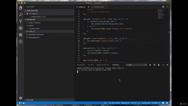EXpress JavaScript - Отправка файла смотреть онлайн